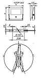 Светильник VIZOR LED 30 A15 RGBW DMX RDM, фото 2