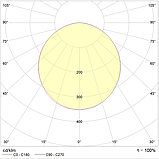 Светильник PROFILE 30L P LED 1200 BL 3000K, фото 2