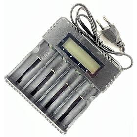 Зарядное устройство для 4 аккумуляторов 18650 или AA AAA c контролем по вольтажу