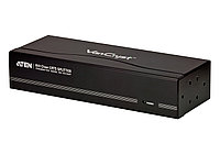 Разветвитель VGA и Аудио по кабелю Cat 5 4-портовый VS1204T ATEN