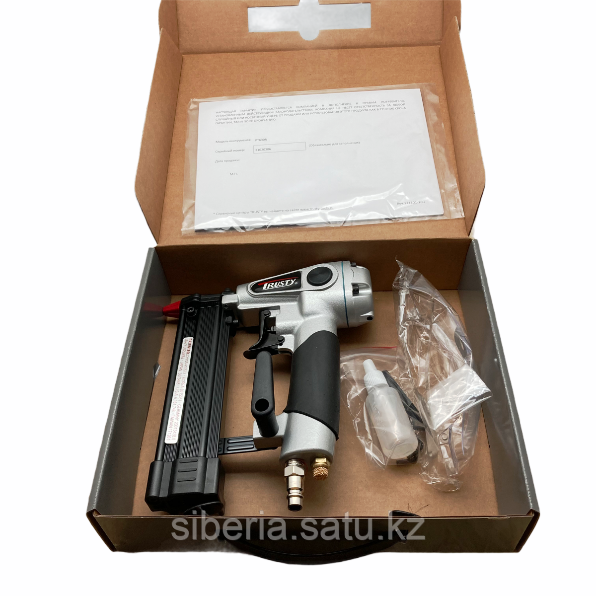 Шпилькозабивной пистолет Trusty PT630N. Монтажные пистолеты для мебели, МДФ. Для внутренних работ. - фото 3 - id-p107676653