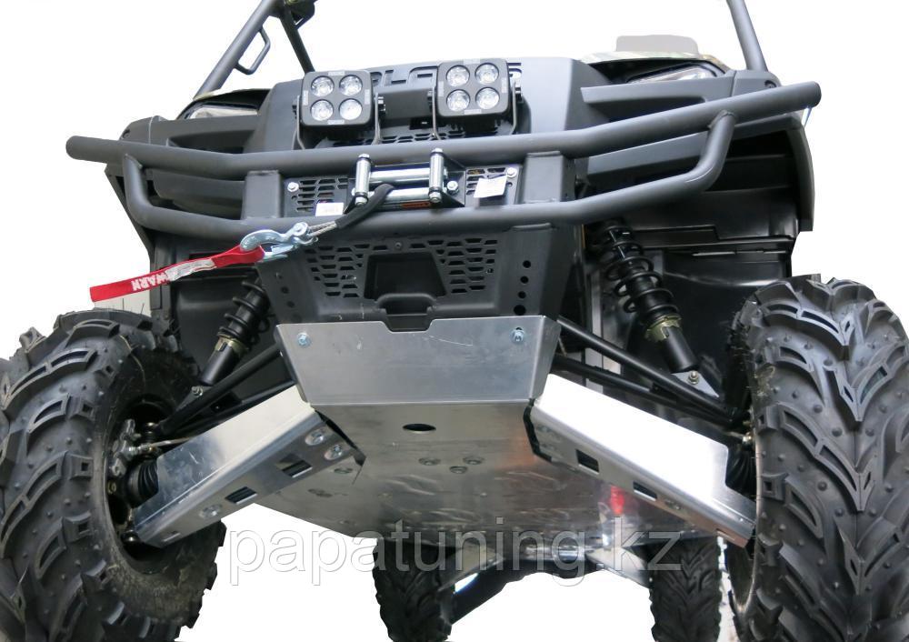 Защита днища алюминий для квадроцикла POLARIS Ranger Crew 800 2013-2014 - фото 2 - id-p107657799