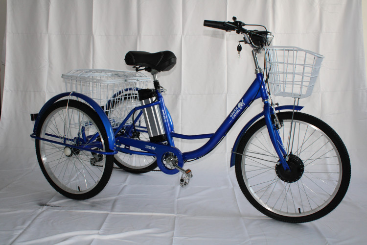 Электровелосипед GreenCamel Трайк-24 V2 (R24 250W 48V12Ah) 7 скор - фото 1 - id-p107678922