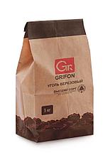 Уголь древесный берёзовый Grifon, 3 кг.