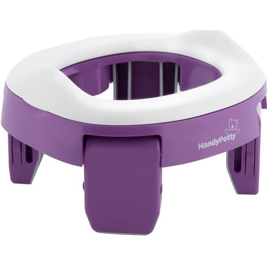 Roxy Kids Горшок дорожный и насадка на унитаз HandyPotty Сиреневый - фото 1 - id-p107676024