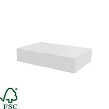 Полка мебельная Spaceo White, 400x250x8 мм, МДФ, цвет белый