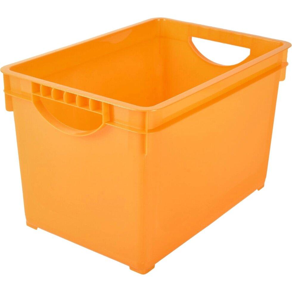 Ящик для хранения Пластик Репаблик 19л без крышки Оранжевый BQ1006ОР