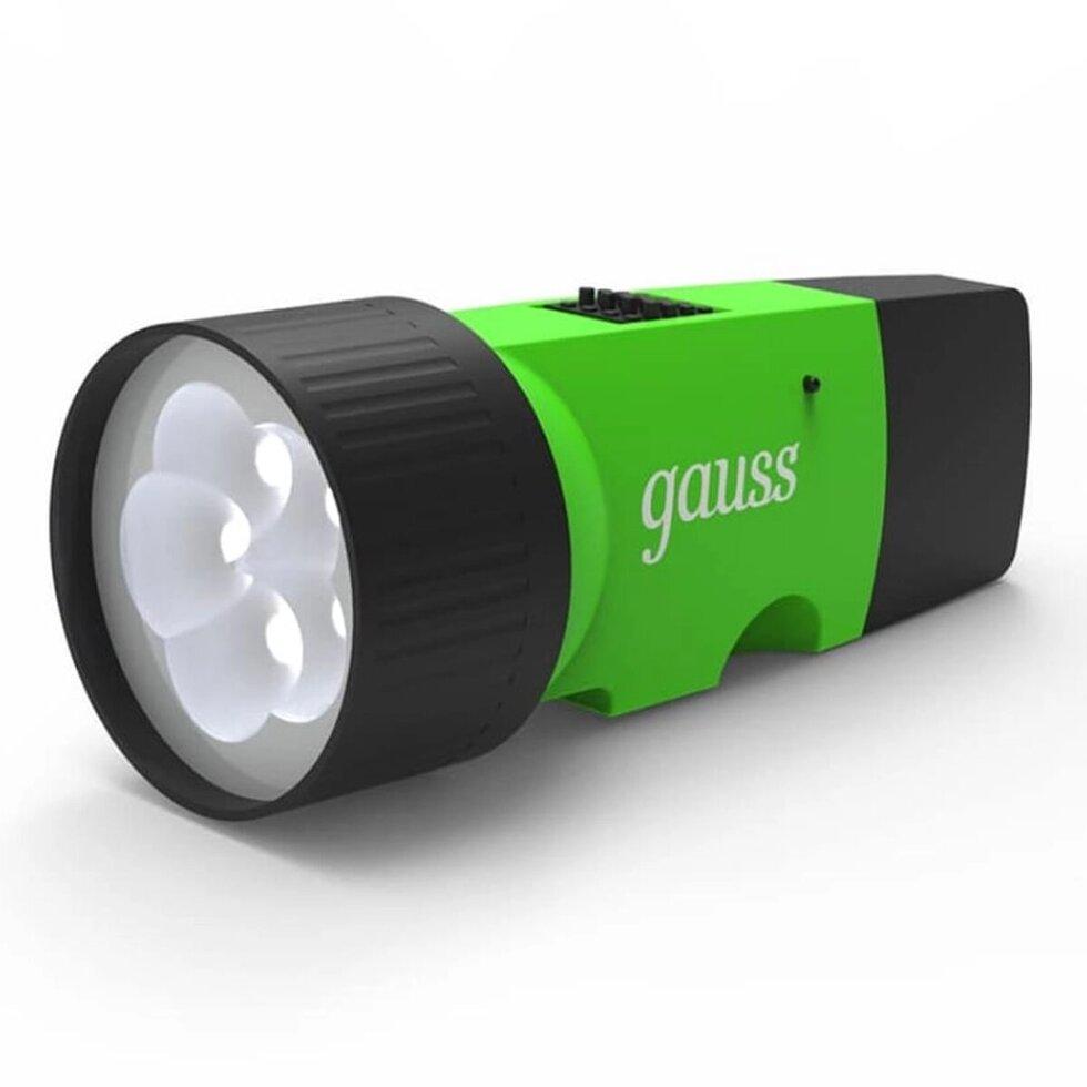 Фонарь Gauss LED ручной модель GFL103 1W 40lm NI-MH 250mAh