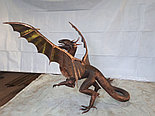 Статуя дракон художественная ковка 3х1,6х1,6, фото 4