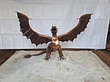 Статуя дракон художественная ковка 3х1,6х1,6, фото 8