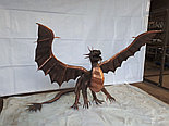 Статуя дракон художественная ковка 3х1,6х1,6, фото 6