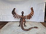 Статуя дракон художественная ковка 3х1,6х1,6, фото 10