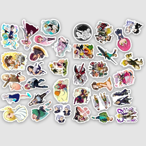 Упаковка стикеров [Аниме Семь смертных грехов ] 50 (id 107705026)