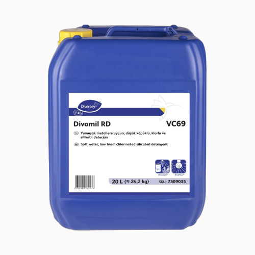 DIVOSAN Divomil RD - хлорное малопенящееся моющее средство с силикатом для мойки пищевого оборудования - фото 1 - id-p107705498