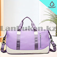 Водоотталкивающая сумка для путешествий с отсеком для обуви Lvque фиолетовая