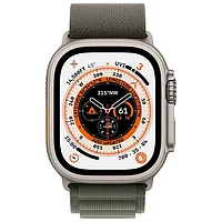 Смарт-часы Apple Watch Ultra GPS + Cellular 49mm Titanium Case with Green Alpine Loop - Large