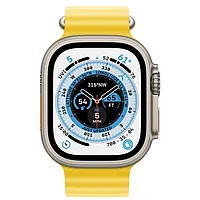 Смарт-часы Apple Watch Ultra GPS + Cellular 49mm Titanium Case with Yellow Ocean Band