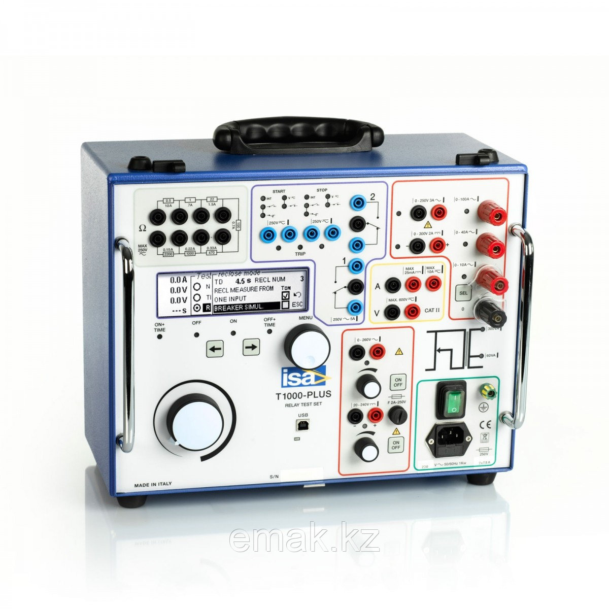T-1000 PLUS Прибор проверки устройств релейной защиты в однофазном режиме - фото 1 - id-p107709783