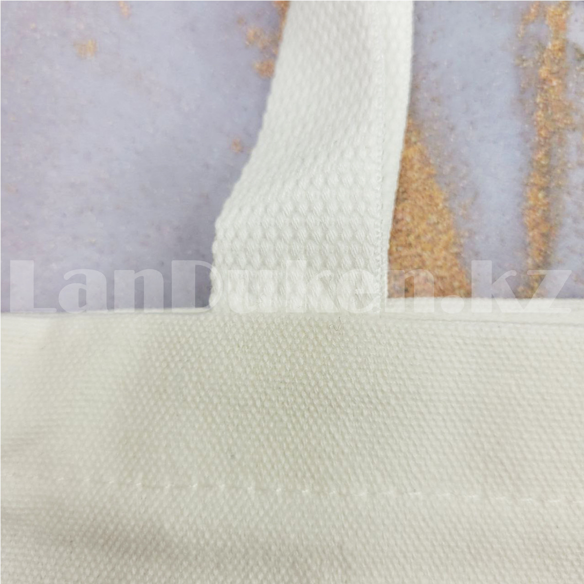 Белый шоппер Лаки с замком и карманом белый - фото 4 - id-p102507406