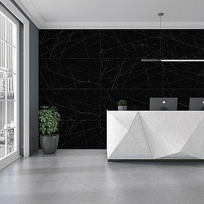 Керамогранит LV GRANITO - REVERSO BLACK (глянец), 600x1200 мм, фото 1
