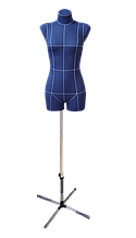 Манекен портновский- мягкий, одноразмерный, женский | TRIO Lady Professional DL, Синий (Торс) размер 42