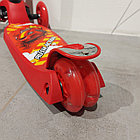 Красный Трехколесный детский самокат "Micmax". От 2 до 13 лет. Для мальчиков., фото 5