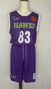 Баскетбольная форма Hawks фиолетовая