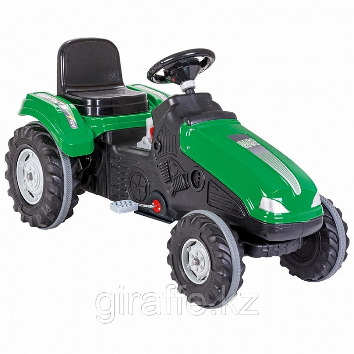 Педальная машина Pilsan Трактор Mega Зеленый