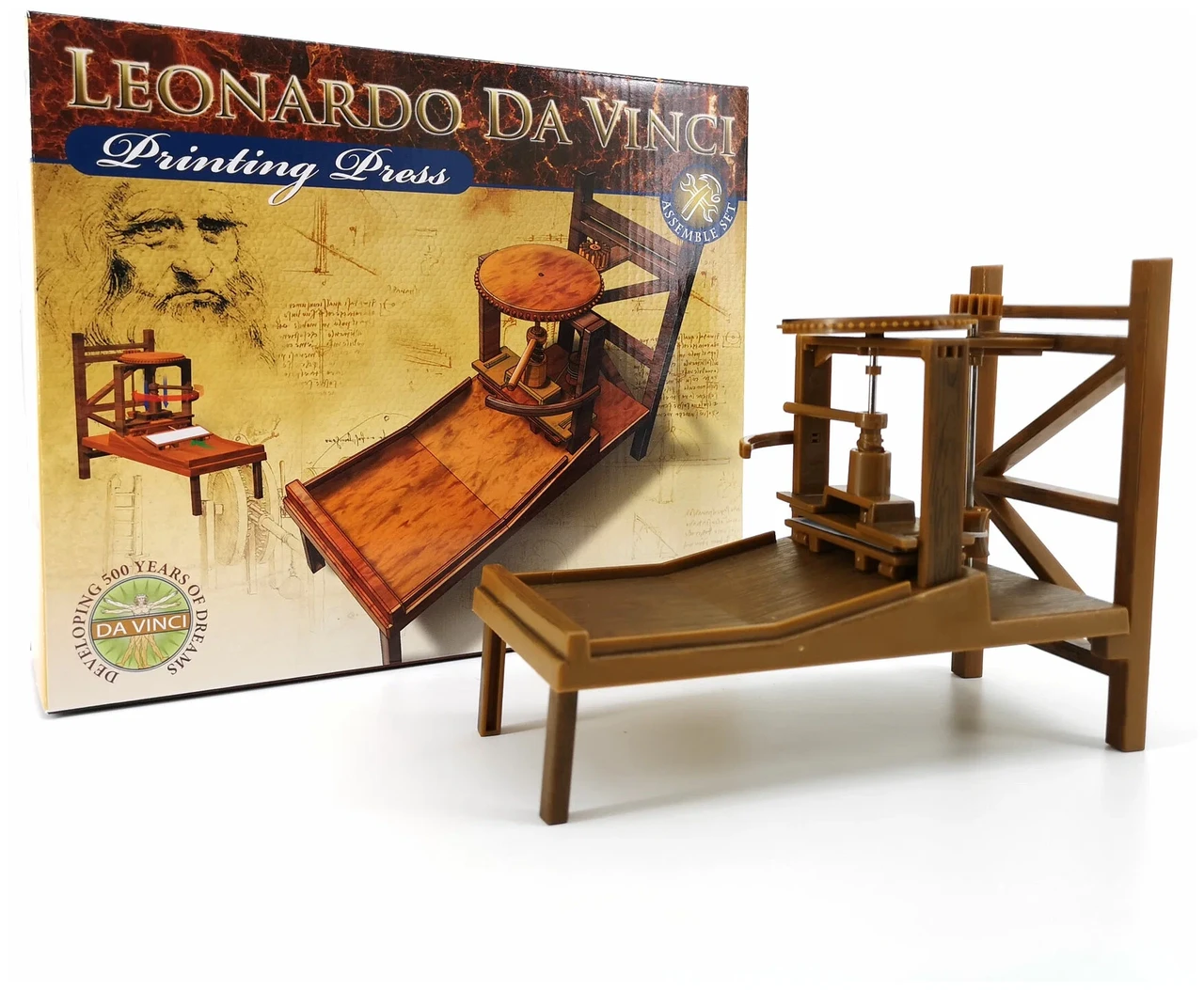Edu Toys Сборная модель Печатная машина, Изобретения Леонардо да Винчи - фото 1 - id-p106103272