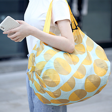 Складная сумка-шоппер  "Жёлтая", 40*40 см