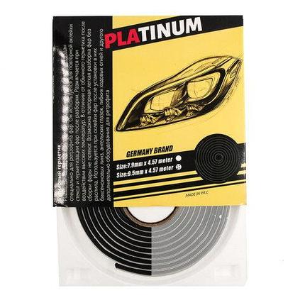 Герметик-лента бутиловый термопластичный для сборки фар PLATINUM (Черный / 9,5мм), фото 2