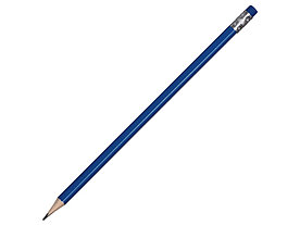 Трехгранный карандаш Графит 3D, синий