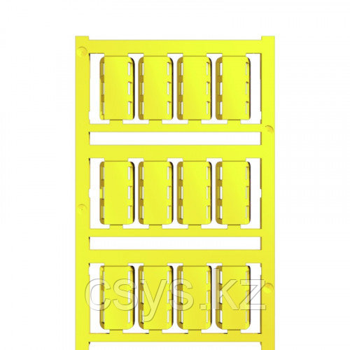 Маркировка проводов и кабелей SlimFix X, 7 - 40 mm, 24 x 9 mm, желтый (120шт) Weidmueller - фото 1 - id-p107732228