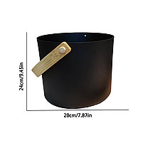 Бадья 5л + ковш алюминий для бани . Россия., фото 4