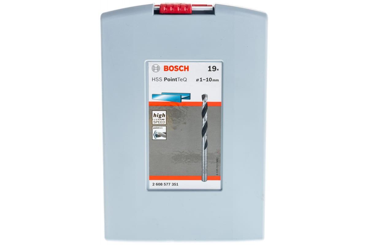 Набор Сверл Bosch PointTeQ 1-10 мм, 19 шт., ProBox 2608577351 - фото 6 - id-p106209782