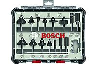 Набор фрез 6мм 15шт (50289373) BOSCH