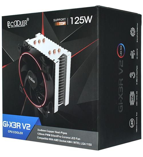 PCCooler GI-X3R V2 салқындатқышы - фото 2 - id-p96531962