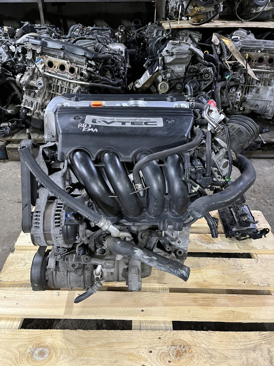 Двигатель Honda K24A 2.4 - фото 2 - id-p107735400