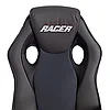 Кресло RACER GT new кож/зам/ткань, металлик/серый, 36/12, фото 7