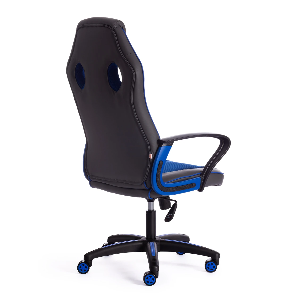 Кресло RACER кож/зам/ткань, металлик/синий, 36/10 - фото 3 - id-p107733473