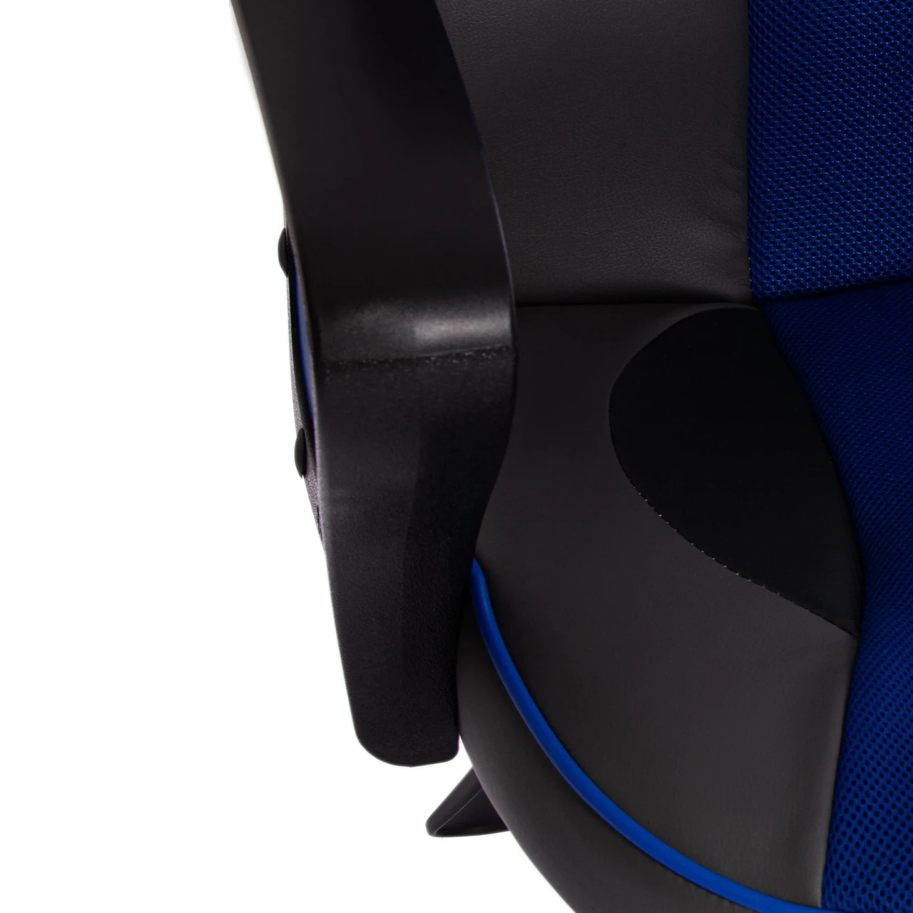 Кресло RACER кож/зам/ткань, металлик/синий, 36/10 - фото 10 - id-p107733473