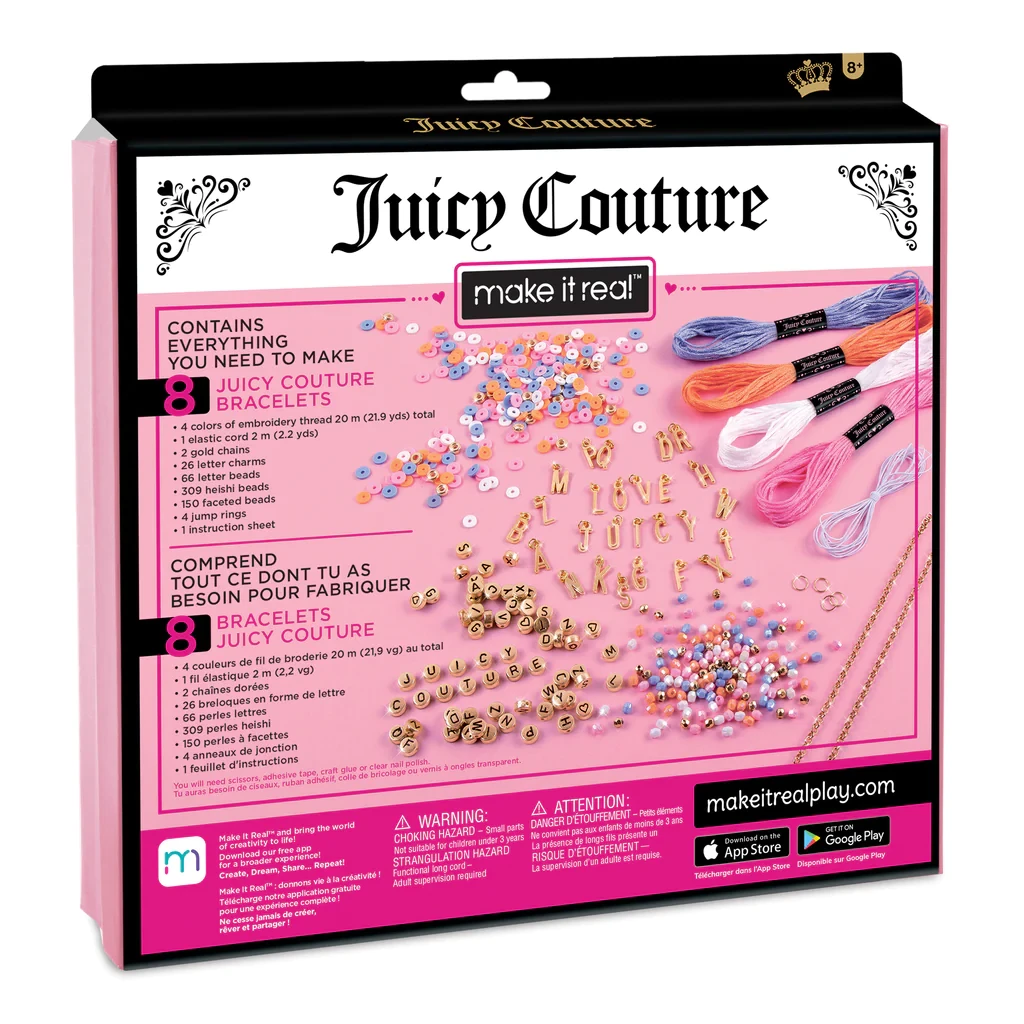 Make It Real Набор для создания Шарм-браслетов Juicy Couture Любовное письмо - фото 2 - id-p107532221