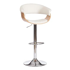 Барный стул VIMTA (mod.4021S) металл/дерево/экокожа, 60х51х91,5-112,5 см, высота сиденья 61,5-82,5 см,