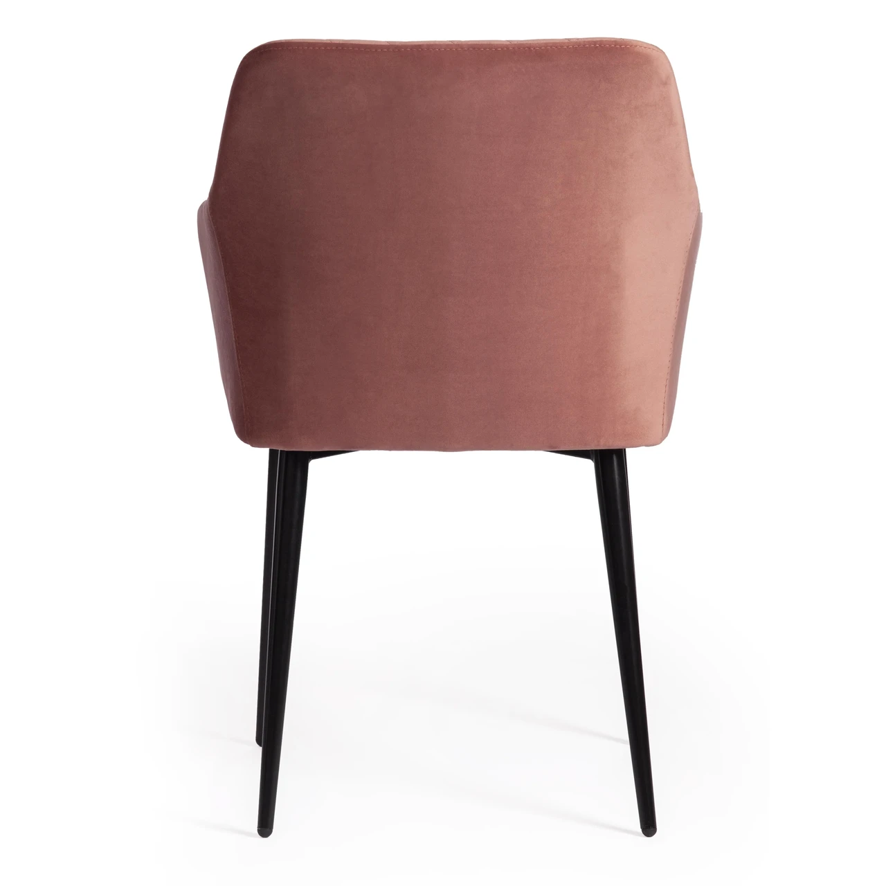 Кресло BREMO (mod. 708) ткань/металл, 58х55х83 см, высота до сиденья 48 см, коралловый barkhat 15 /черный - фото 4 - id-p107733762