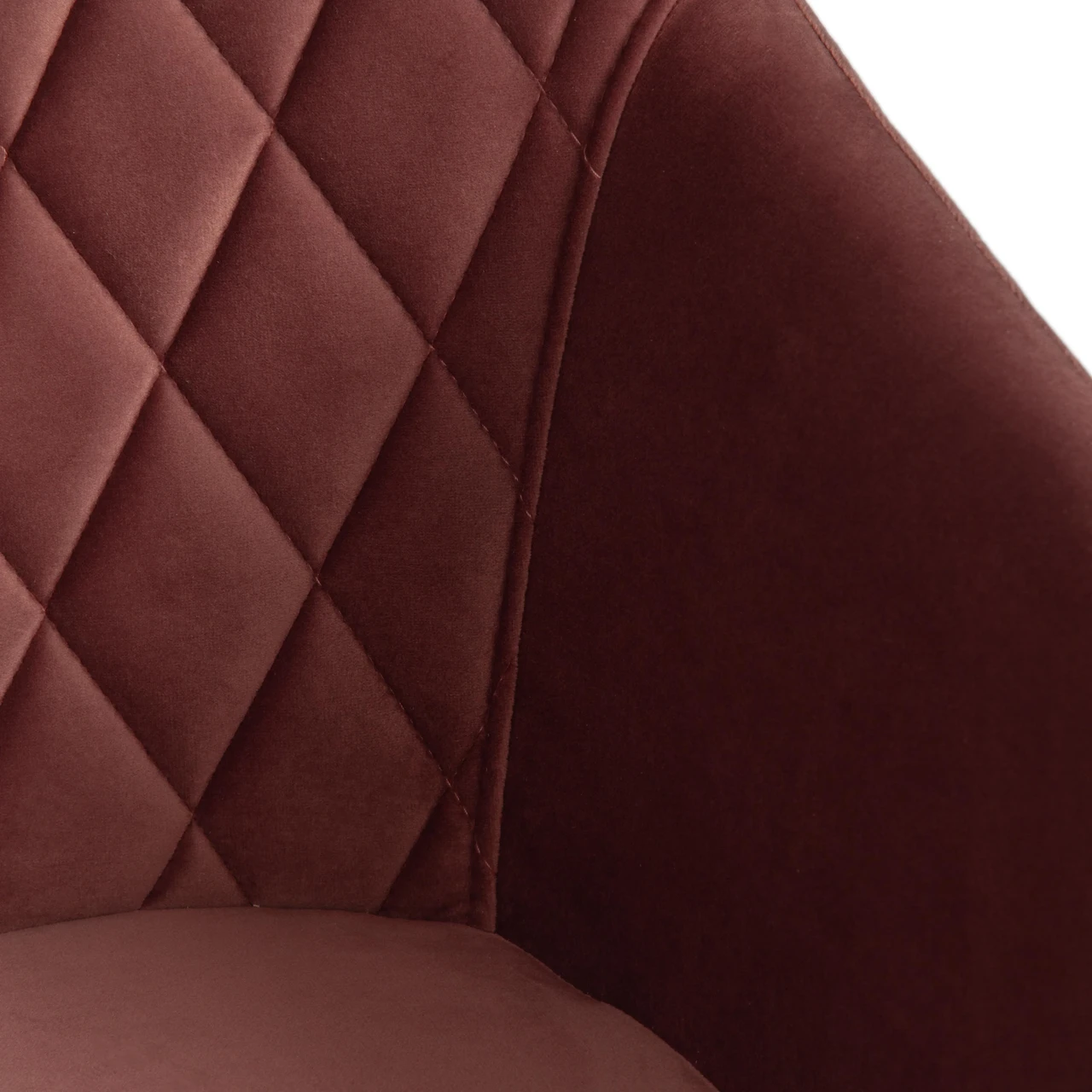 Кресло BREMO (mod. 708) ткань/металл, 58х55х83 см, высота до сиденья 48 см, коралловый barkhat 15 /черный - фото 8 - id-p107733762