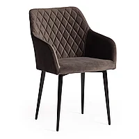 Кресло BREMO (mod. 708) / 1 шт. в упаковке ткань/металл, 58х55х83 см, высота до сиденья 48 см, темно-серый