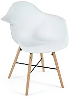 Кресло CINDY (EAMES) (mod. 919) / 1 шт. в упаковке дерево береза/металл/сиденье пластик, 60*62*79см,
