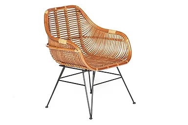 Кресло Secret De Maison Pitaya (mod. 01 5089 SP KD/1-1) натуральный ротанг/металл, 80х66х64см, светлый