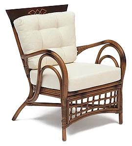 Кресло Secret De Maison Kavanto натуральный ротанг, 70*74*90 см, коричневый античный / Brown Antique