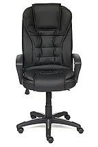 Кресло BARON кож/зам, черный/черный перфорированный, 36-6/36-6/06, фото 2